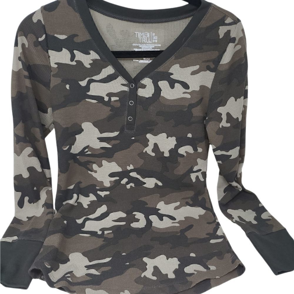 TIME AND TRU S CH (4-6) Sweatshirt ,  green, black,  polyester - Picture 3 of 3